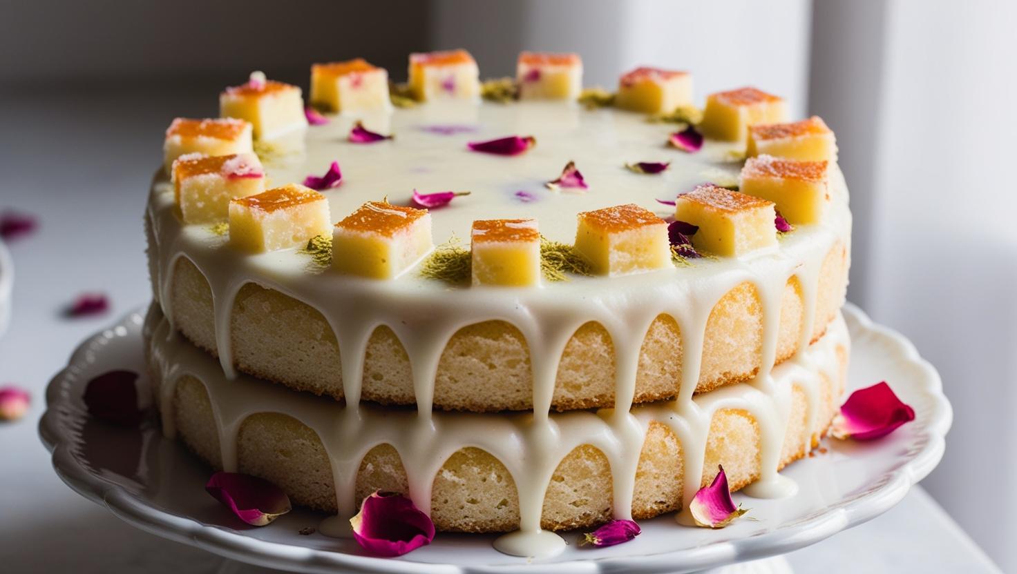 Rasmalai Cake